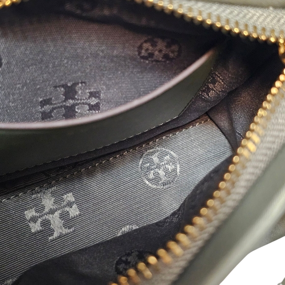Tory Burch Ella Mini Tote Top Zip Nylon Crossbody Bag - Picture 8 of 9